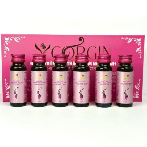 Tinh Chất Đông Trùng Hạ Thảo, Sâm Ngọc Linh - VCORGIN (Hộp 6 Lọ)