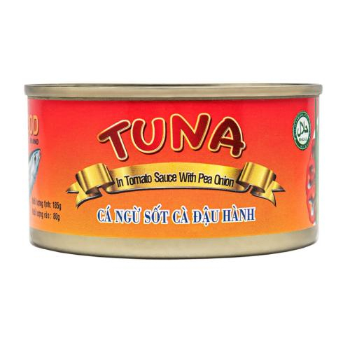 Cá Ngừ Sốt Cà Đậu Hành KTCFOOD 185g