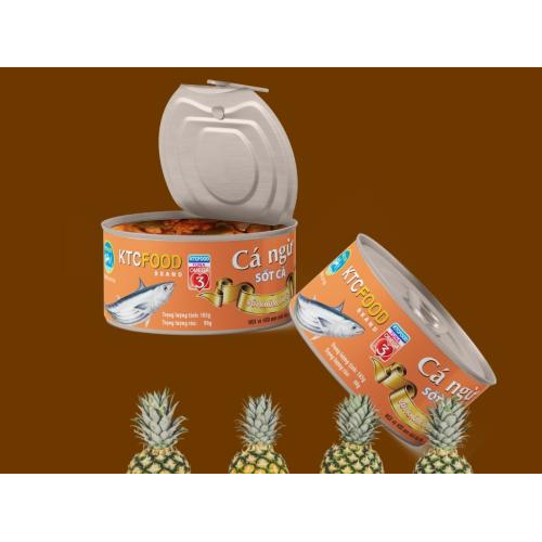 Cá Ngừ Sốt Cà Khóm Ớt KTCFOOD 185g