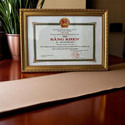 Bằng Khen Được Ủy Ban Nhân Dân Tỉnh Hậu Giang Khen Tặng
