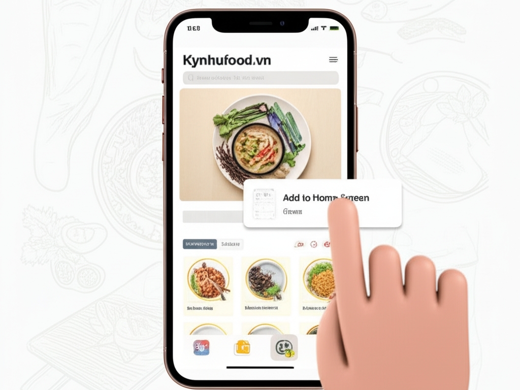 2. Trên iOS (iPhone – Safari):